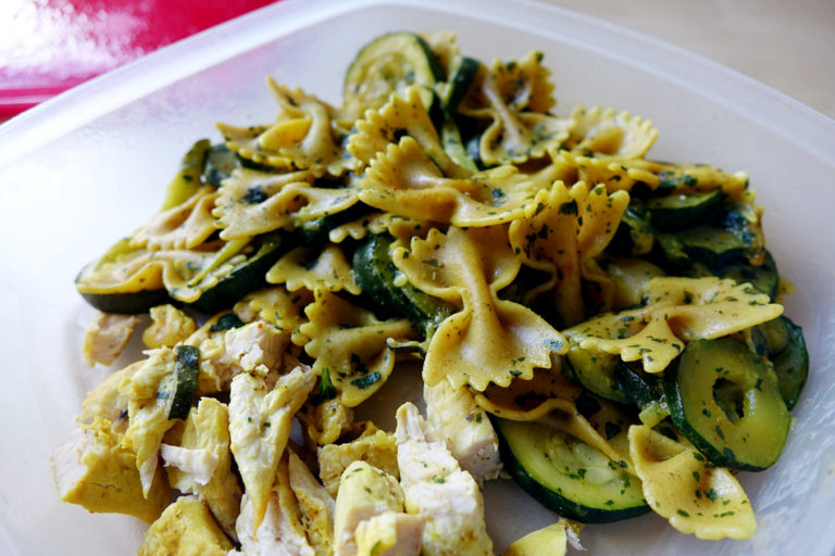 Tajine express au poulet, courgette et citron confit, version avec